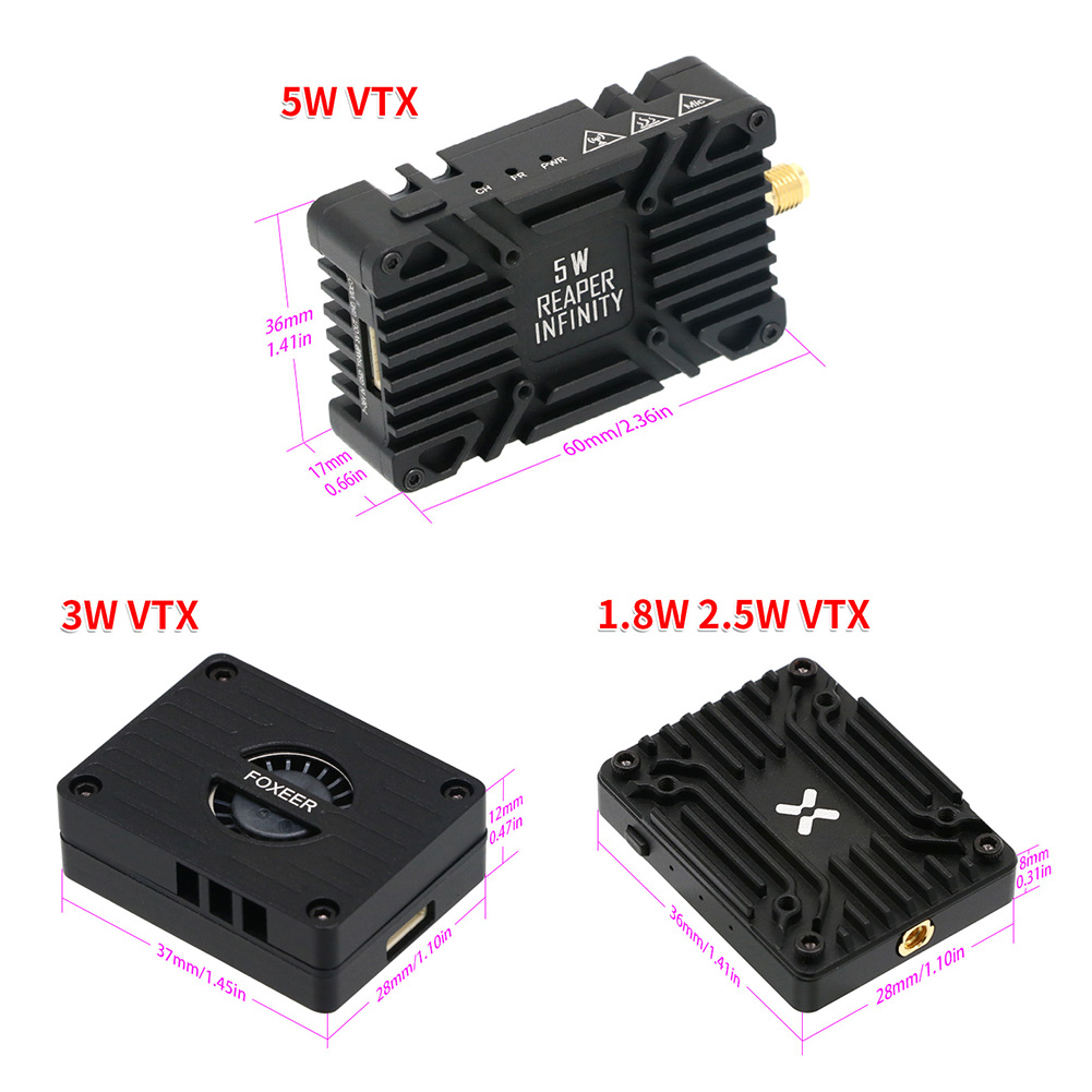 جهاز إرسال فيديو Foxeer Reaper - مراجعة Foxeer Reaper Extreme 2.5W Vtx وسعره