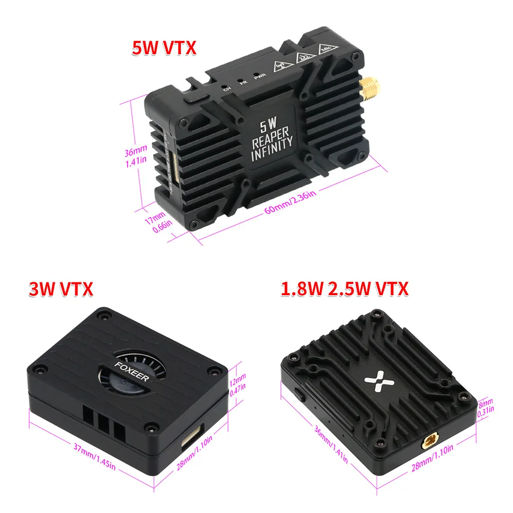 Foxeer Reaper Extreme V2 5.8G  - مراجعة Foxeer Reaper Extreme 2.5W Vtx وسعره